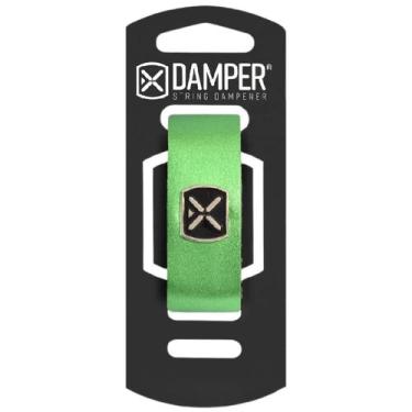 Imagem de Abafador Damper Ibox Couro e Poliéster Tag Metal MD Médio P/ Guitarra 