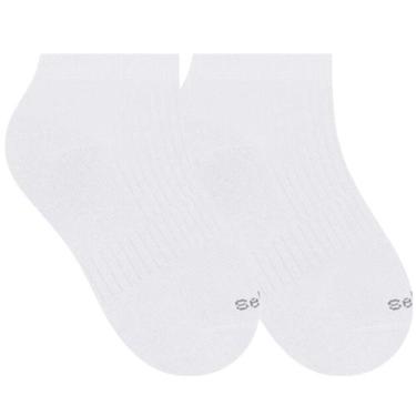 Imagem de Meia Infantil Menina Cano Curto Selene, Branco, 25 a 28