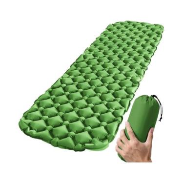 Imagem de Colchão Inflável Ultraleve Para Camping, Almofada De Ar, Tapete De Via