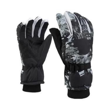 Imagem de Luvas De Inverno Impermeáveis Pretas Para Homens, Ultra Leves E Quente