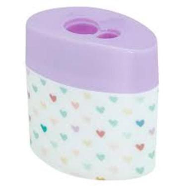 Imagem de Apontador Duplo Oval Estampado AP2007 Brw, Lilas