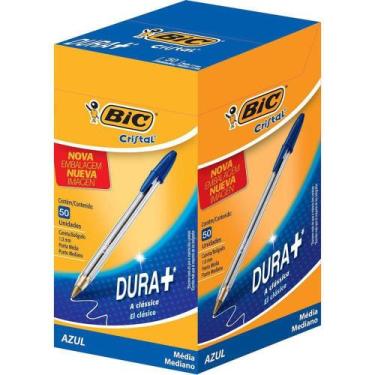 Imagem de Caneta Esferográfica Bic Cristal 1.0 mm Azul Caixa 50 un