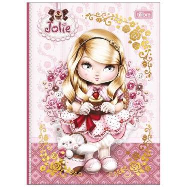 Imagem de Caderno Colegial Brochura Jolie 160 Folhas Capa Dura 17,6 x 23,9cm Til