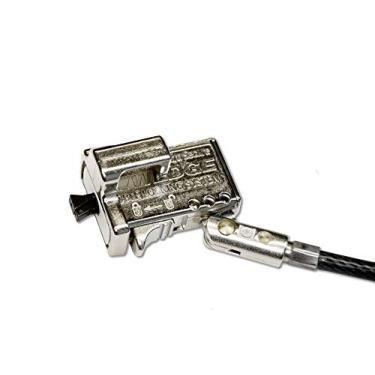 Imagem de Noble Locks Tz18T Baixo Perfil Wedge Lock Com Chave Plana Para Dell Consumer & Gaming Laptops Prata