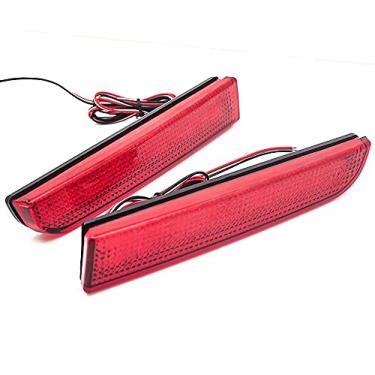 Imagem de Luzes refletoras de para-choque LED para Mitsubishi Lancer Evo X Outlander para luzes de seta traseira/freio e faróis de neblina traseira