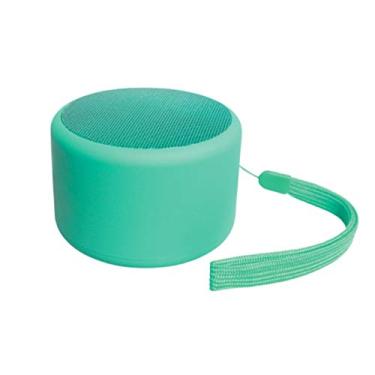 Imagem de HIOD Alto-falante Bluetooth sem fio com microfone alcance de transmissão Bluetooth de 10 m Alto-falante sem fio leve ultra-portátil, verde