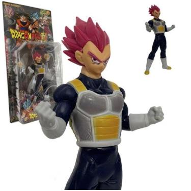 Boneco Action Figure Miniatura Goku Super Sayajin 2 Colecionáveis Dragon  Ball Z Super - 20cm