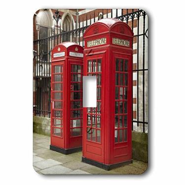 Imagem de 3dRose LLC lsp_82770_1 Caixas de telefone, Royal Courts Of Justice, Londres, Englandm Eu33 Dwa0003m David Wall Single Toggle Switch