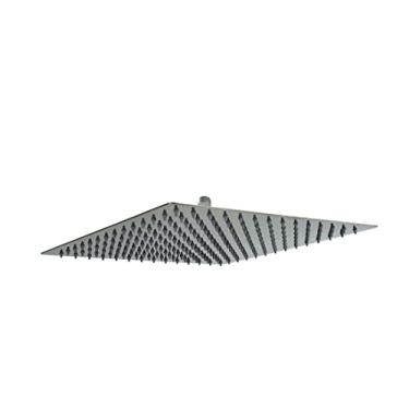 Imagem de Ducha Slim Quadrado 30x30 Inox 304 Com Niple Suporte De Teto