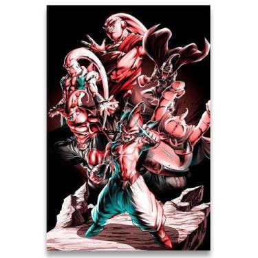 Imagem de Poster Decorativo 42cm X 30cm A3 Brilhante Dragon Ball Majin Boo - Bd