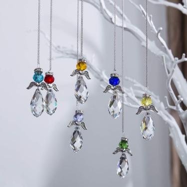 Imagem de H&D HYALINE & DORA Criador de Arco-Íris para Janela Anjo Guardião para Pendurar Cristal