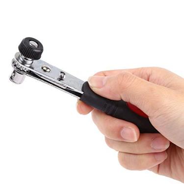 Imagem de Chave catraca para soquete, 1 peça de alça de chave catraca de 1/4" para pontas de chave de fenda ou soquetes ferramenta prática