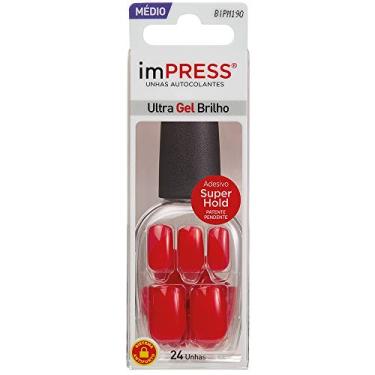 Imagem de KISS NEW YORK Unhas Autocolantes Impress Color Médio Rather Reck Kiss New York