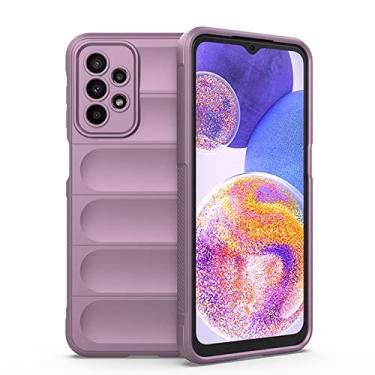 Imagem de Para Samsung A23 A 23 M13 M23 M33 M 33 Capa de Silicone Líquido Traseira para Galaxy A13 A33 A53 A73 5G Capa de Telefone, Lavanda, para Samsung A53 5G