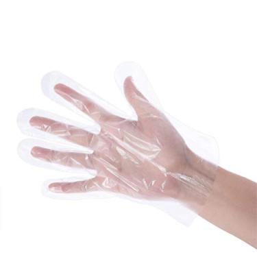 Imagem de Pacote Luva Descartável Para Cozinhar Luvas De Tintura De Cabelo Pe Luvas Descartáveis Luvas De Limpeza Doméstica Luvas Descartáveis ​​para Serviço De Alimentação Limpar Limpo
