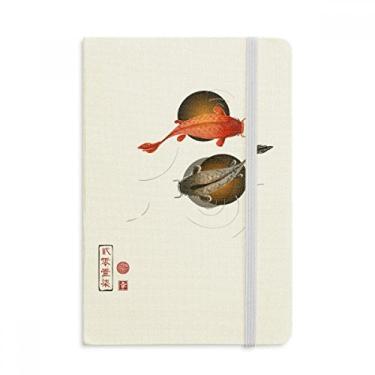 Imagem de Caderno de Peixe Chinês Lucky da Tradition, capa dura em tecido, diário clássico
