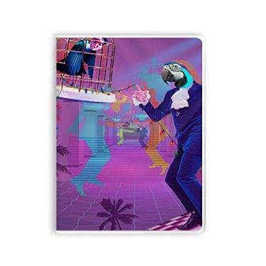 Imagem de Dança DJ Fantasy Design Art Deco, moderno, caderno, capa de chiclete, diário de capa macia