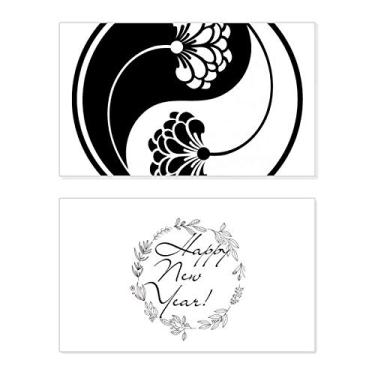 Imagem de Culture Customs Yin-yang Flor Ano Novo Festival Cartão Bless Mensagem Presente