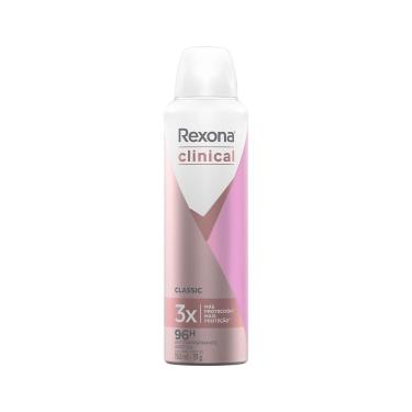 Imagem de Desodorante Feminino Rexona Women Clinical Classic Aerosol Com 150Ml