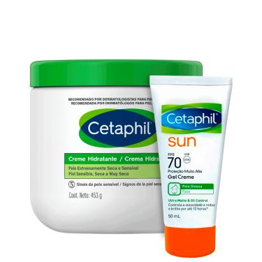 Imagem de Kit Cetaphil Hidratação e Proteção Solar Duo (2 Produtos)