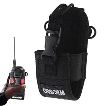 Imagem de rádio - Bolsa para Walkie Talkie - Estojo nylon com alça ajustável para interfone, acessórios para rádios bidirecionais Puchen