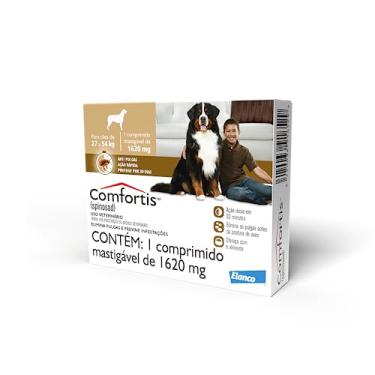 Imagem de Elanco Comfortis - Antipulgas para cães de 27 a 54kg - 1 comprimido