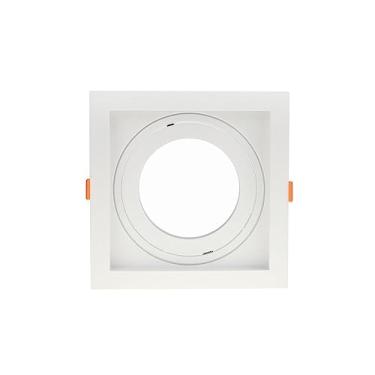 Imagem de Spot de Embutir Recuado Nordecor Flea para 1 Lâmpada Par 30 Quadrado Branco