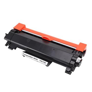 Imagem de Cartucho de Toner de Impressora Cartucho de Toner Substituível Partículas Finas Pretas Boa Compatibilidade para Reparo (1200 páginas para TN730 80g)