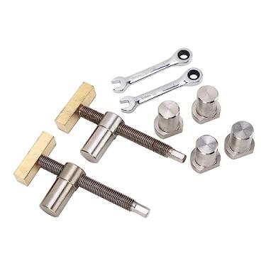 Imagem de Clipe de bancada para marcenaria, aço inoxidável e latão, longa vida útil, clipe de mesa para bricolagem (19 mm)