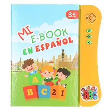 Imagem de Livro de som eletrônico infantil, cores, frutas, espanhol, livro de som, alfabeto, animais, alfabeto educacional, melhorar a curiosidade para crianças de mais de 3 anos para brincar em casa