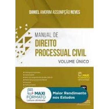 Imagem de Manual De Direito Processual Civil - Volume Único (2023) - Juspodivm
