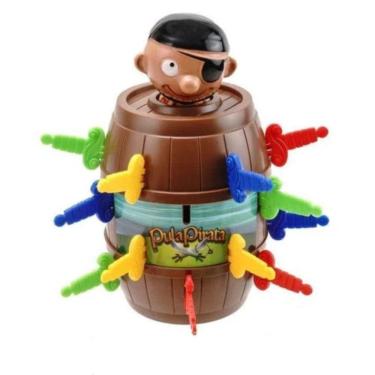 Imagem de Jogo De Mesa Infantil Pula Pirata Barril Grande Estrela