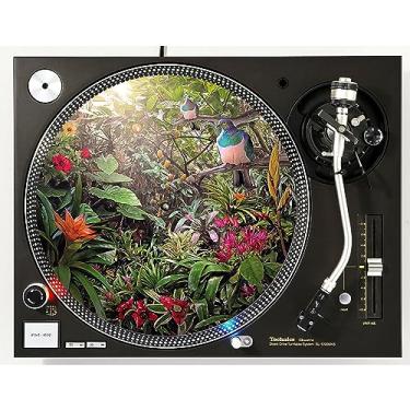 Imagem de DJ Retro Vintage Jungle #1 Scratch Pad 1200 Memorabilia de Vinil 30,5 cm Tapete Deslizante Toca-discos Tapete de DJ x 1