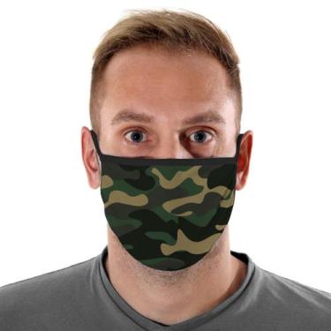 Imagem de Máscara De Proteção Adulto - Militar - Mask4all