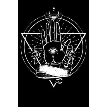 Imagem de BLACKCRAFT & ALL SEEING EYE OCCULTISM : LINED JOURNAL & NOTEBOOK: 6x9 inch Black Magic, Occult with the 3rd Eye As The Mystical All Seeing Eye. Tarot & Fortune Teller : 120 Wide Ruled Pages