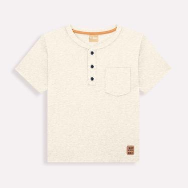 Imagem de Infantil - Camiseta Menino Milon com Gola e Peitilho Funcional Mescla  menino