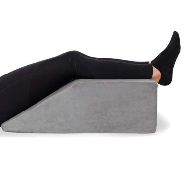 Imagem de Cunha Rampa Em Espuma Para Elevação Das Pernas Cinza