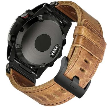 Imagem de Hemsut H Pulseira de relógio orween compatível com Garmin série Forerunner/Approach/MARQ/Quatix/D2 resistente pulseira de substituição militar masculina