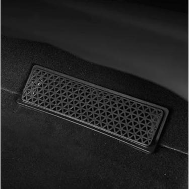 Imagem de AUXIRACER Capa de ventilação Tesla Model Y, tampa à prova de poeira de saída de ar sob o assento do carro, capa de proteção de ar condicionado, máscara de ventilação sob o assento, capa de ventilação