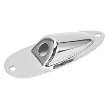 Imagem de Placa de entrada de metal para combinação ampla de guitarra elétrica para tocar Cor Chrome
