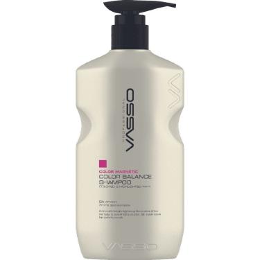 Imagem de Shampoo Magnetic Color Balance, Vasso, Proteçãoda Cor, Elastiocidade e Brilho, Importado, 500ML