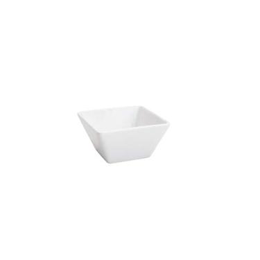 Imagem de Conjunto 4 Petisqueiras de Porcelana Clean Branco 7cm x 7cm x 4cm - Wolff