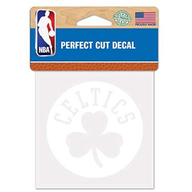 Imagem de WinCraft Adesivo branco NBA Boston Celtics 10 x 10 cm, tamanho único, cor do time