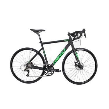 Imagem de Bicicleta Aro 700 Rino Speed Gaya Aluminio 2x9v Disco (Preto/Verde, 51)