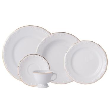 Imagem de Aparelho de Jantar 30 Peças Pomerode Ouro Schmidt