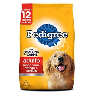 Imagem de Ração Pedigree para Cães Adultos raças Médias e Grandes, Carne, Frango e Cereais, 20 kg