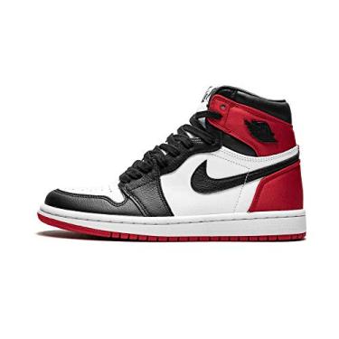 Imagem de Nike Jordan sapato feminino Air Jordan 1 Mid SE Light Club CW1140-100, Preto/preto-branco-vermelho universit rio, 9.5