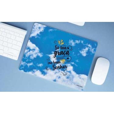 Imagem de Mouse Pad Emborrachado Personalizado Estampas Evangélico Católico - De