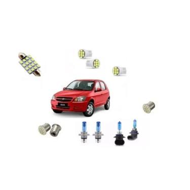 Imagem de Kit Lâmpadas Super Branca + Led Celta Farol Milha 2006/2017. - Blue Li