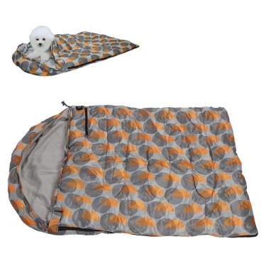 Imagem de Pet Warm Sleeping Bag Packable Pet Sleeping Bed Cat Bed Cave 3 Níveis de Aquecimento Ajustável Cat Dog Sleep Bag Tempo Frio para Home Yard Outdoor Camping Caminhadas